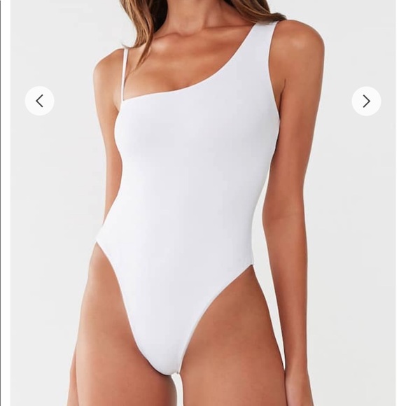 Missguided Other - Missguided White High Leg One Piece Swimsuit NWT